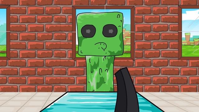 Monster School : Arm wrestling competition - Minecraft Animation смотреть онлайн