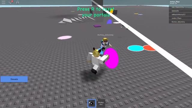 Portal Gun in ROBLOX (Portal Gun Testing) смотреть онлайн