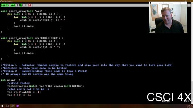 C++ 2D Arrays vs 1D Arrays and 2D to 1D Mapping смотреть онлайн