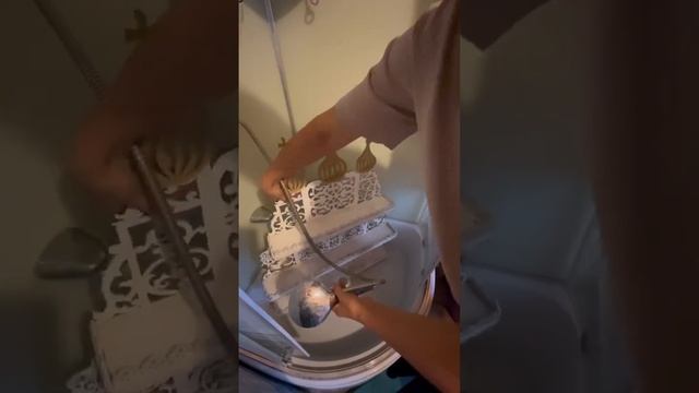 Наши полки для икон покрываем не смываемой акриловой краской смотреть онлайн