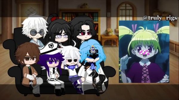 Anime/game characters react to each other | Killua Zoldyck | 4/7 | RUS/ENG