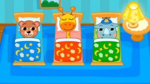Детский сад: животные! Мультик для детей про зверят Kindergarten: animals!