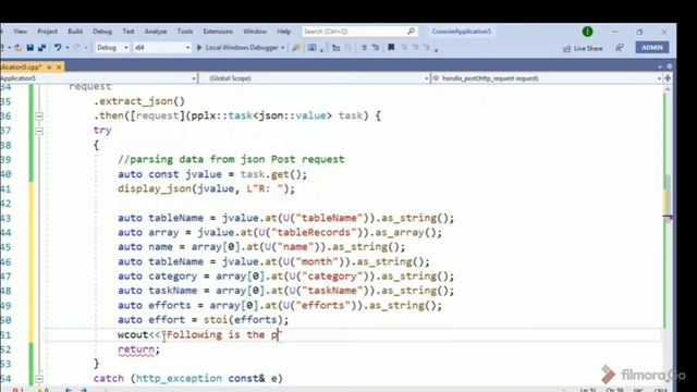 CPPRest POST Request in CppRest sdk- Part 2 смотреть онлайн