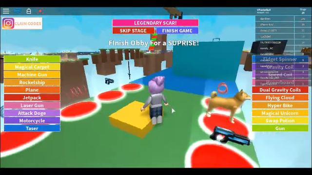 Прохождение OBBY карты 1 часть 👻Escape Halloween👻! смотреть онлайн