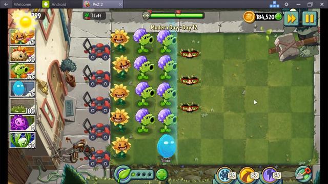 Растения против Зомби 2 MODERN DAY (уровень 12) #131 смотреть онлайн