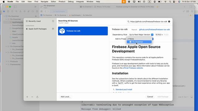 How to add Firebase SDK using Swift Package Manager to Xcode Project correctly and Configure it смотреть онлайн