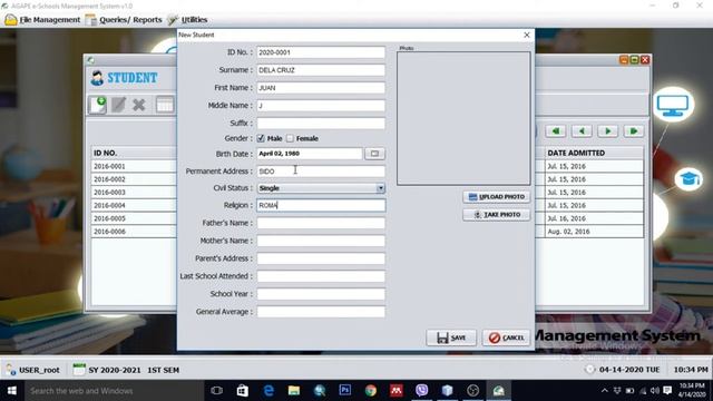 Java Project: Electronic School Management System Version 1.0 with free source code смотреть онлайн