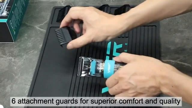 VGR V 695 Professional Cordless Hair Clipper Transparent LED Display Electric 1080p смотреть онлайн