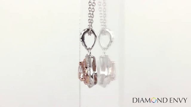 0.62 Carat Fancy Light Brownish Pink Diamond Pendant in 18K Two-Tone Gold смотреть онлайн