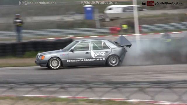 MERCEDES DIESEL TURBO DRIFTING CRASH Gatebil 2019 смотреть онлайн