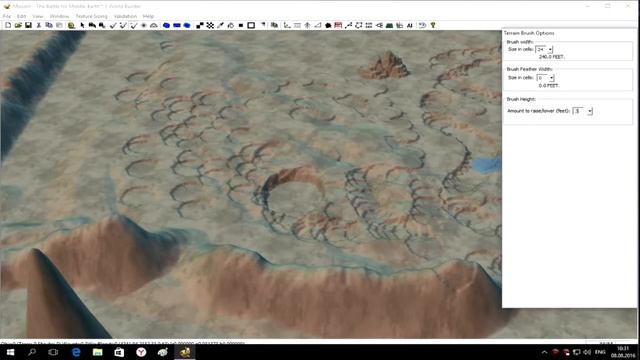 Учимся пользоваться World Builder-ом: Управление инструментами рельефа №2 смотреть онлайн