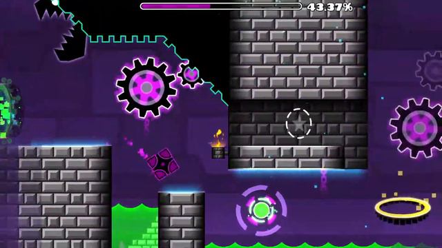 Deadlocked 100% 3 монеты | Geometry Dash смотреть онлайн