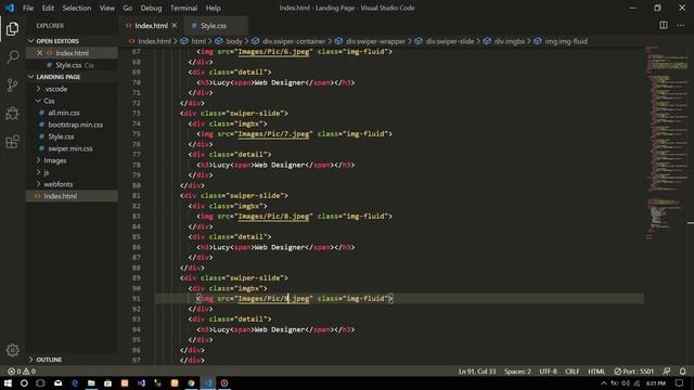 3D Image slider using html css and swiper.ja смотреть онлайн