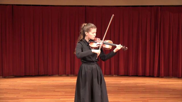 Hanna Hrybkova Anna Gribkova 23 y.o. Bach Sonata No 1 in g minor I Adagio смотреть онлайн