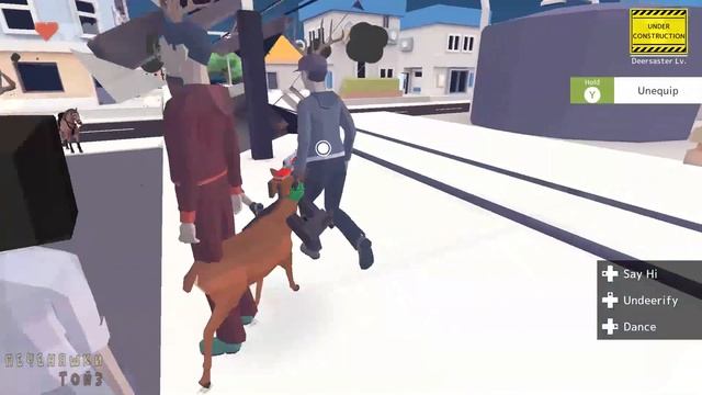 СИМУЛЯТОР БЕШЕНОГО ОЛЕНЯ - разнес весь ГОРОД в игре DEEEER Simulator смотреть онлайн