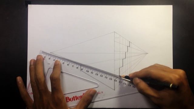 How To Draw Stairs In Two Point Perspective - Basic смотреть онлайн
