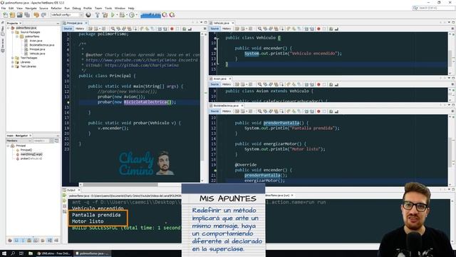 POLIMORFISMO ? en Java ☕ Sobrescritura de métodos смотреть онлайн