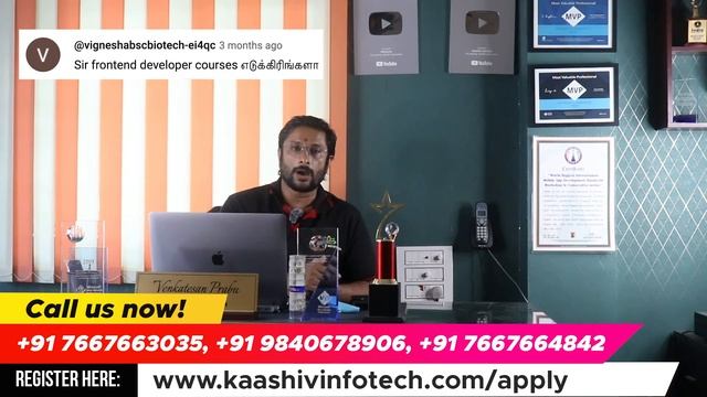 Kaashiv Infotech Reviews - Frontend Developer Course படிக்கலாமா? | How to get Frontend developer jo смотреть онлайн