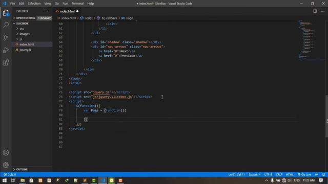 Build a 3D Slider using Html and css with SliceBox part-3 смотреть онлайн