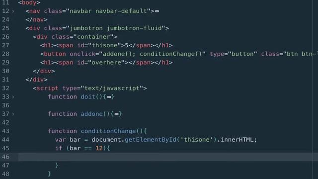 javascript simple conditional change смотреть онлайн