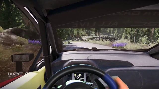 WRC 8 - Finland - Toyota Yaris WRC Onboard - HD Test #1 смотреть онлайн