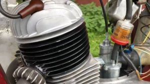 Двигатель Ява (Jawa) 250/353 тест 19.09.2021 после ремонта (пос. Горки Ленинские, Московская обл)