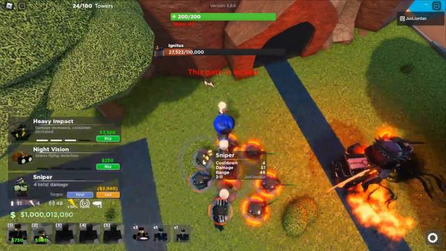 Why I was Gone for 3 Weeks. (25 Snipers vs Ignitus) (Tower Blitz) смотреть онлайн