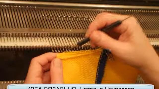 Вязание на вязальной машине шапочки "Круги на воде"⚡ Проще не бывает⚡ Уроки вязания для начинающих смотреть онлайн