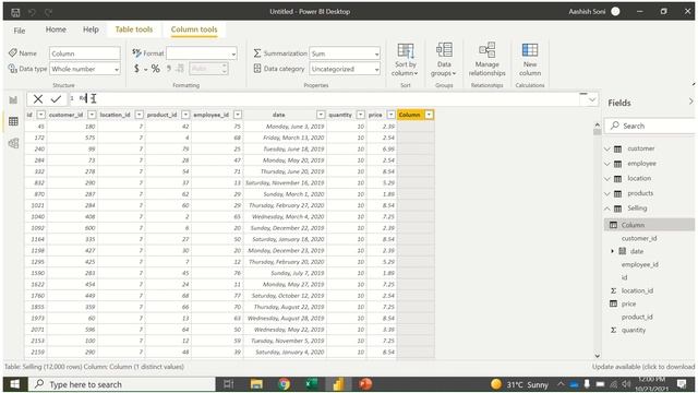 How to create Measure and Calculated Column in Power BI DAX. Explained In Hindi смотреть онлайн