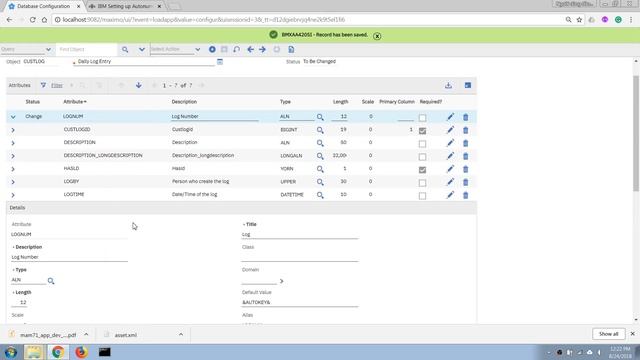 Maximo Configuration Basics - 08 - Make a field searchable and add index to a table смотреть онлайн