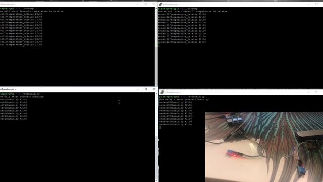 Raspberry pi 3 sensor networks based on 2 NODE-MCU(ESP8266) смотреть онлайн