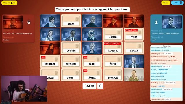 ZERO JOGANDO CODENAMES COM OS AMIGOS! смотреть онлайн