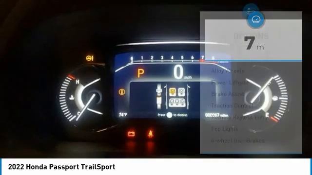2022 Honda Passport NB017141 смотреть онлайн