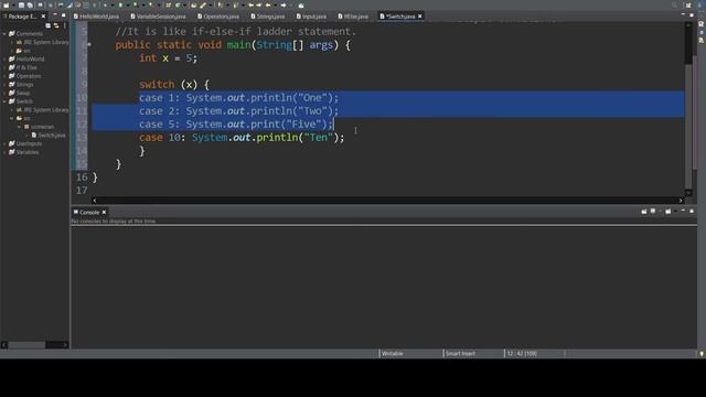 Switch Statements in Java Telugu | Java Tutorials in Telugu смотреть онлайн