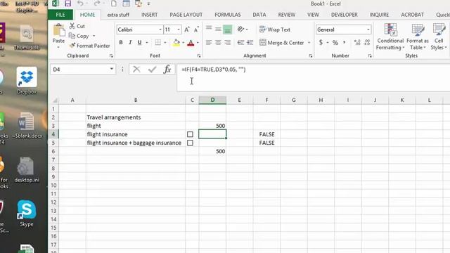 Grey-out options when other is selected in Excel смотреть онлайн