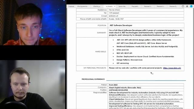 Как сделать продающее резюме | Реальные примеры. Часть 1 смотреть онлайн