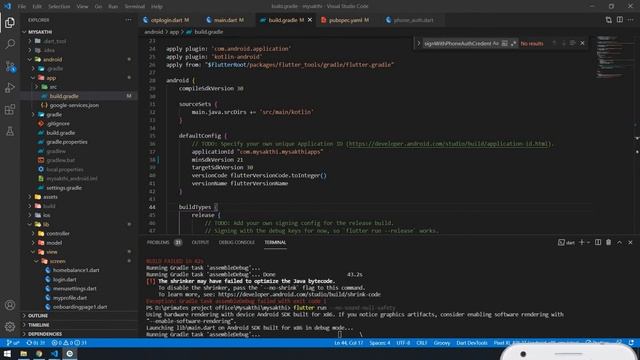 How to fix The shrinker may have failed to optimize the Java bytecode | flutter --no-shrink| Flutte смотреть онлайн