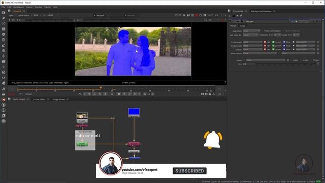 Nuke - Import Silhouette Shapes In Nuke | How To Use Roto Shapes In Nuke | Color Overlay In Nuke