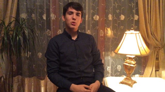 Письмо матери (С.Есенин), читает Данилович Данила, 17 лет, Белград смотреть онлайн