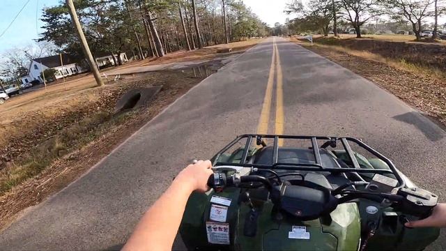 Kodiak 700 doing wheelie смотреть онлайн