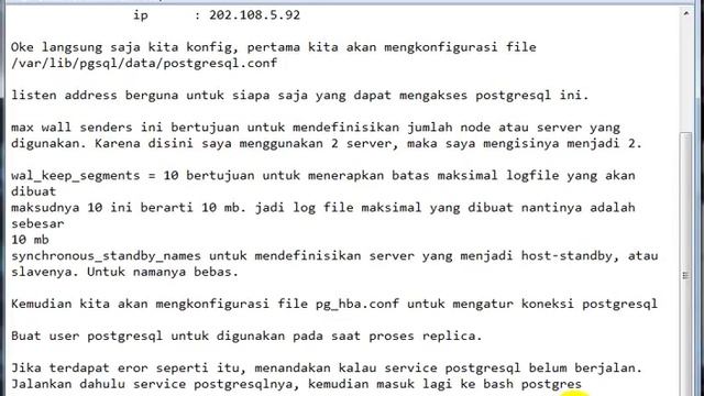 Lab 9.3 Konfigurasi PostgreSQL Replication di Centos 7 смотреть онлайн