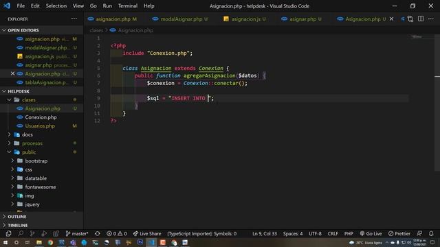 Sistema HelpDesk con PHP y MySQL | Programación modulo asignación (insert)(P1). Cap 17 смотреть онлайн