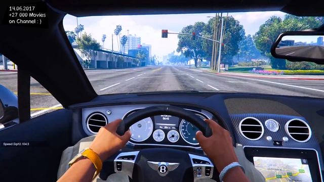 Bentley Supersport 2017 1.0 New ENB Top Speed Test GTA Mod Future _REVIEW смотреть онлайн