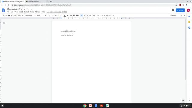 How to install Minecraft Optifine on a Chromebook смотреть онлайн