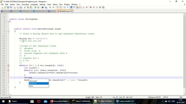 find repeated characters in a string java смотреть онлайн