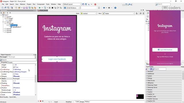 Curso: Criando um Clone do Instagram em Delphi - Video 02 смотреть онлайн