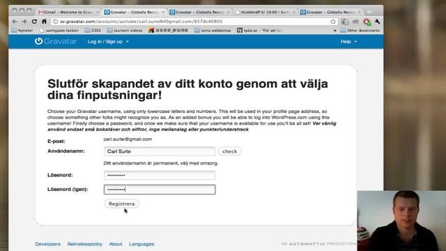 Att skapa en gravatar смотреть онлайн