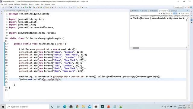 Java 8 – Stream Collectors groupingBy example | Guide to Java 8 groupingBy Collector | Hindi смотреть онлайн