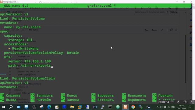 Поднимаю версию HA Kubernetes до 1.23.17 c HA NFS, Ingress-controller, Grafana Prometheus Monitorin смотреть онлайн