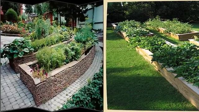 Высокие грядки. Идеи для сада, дачи и огорода. Дачные идеи своими руками.